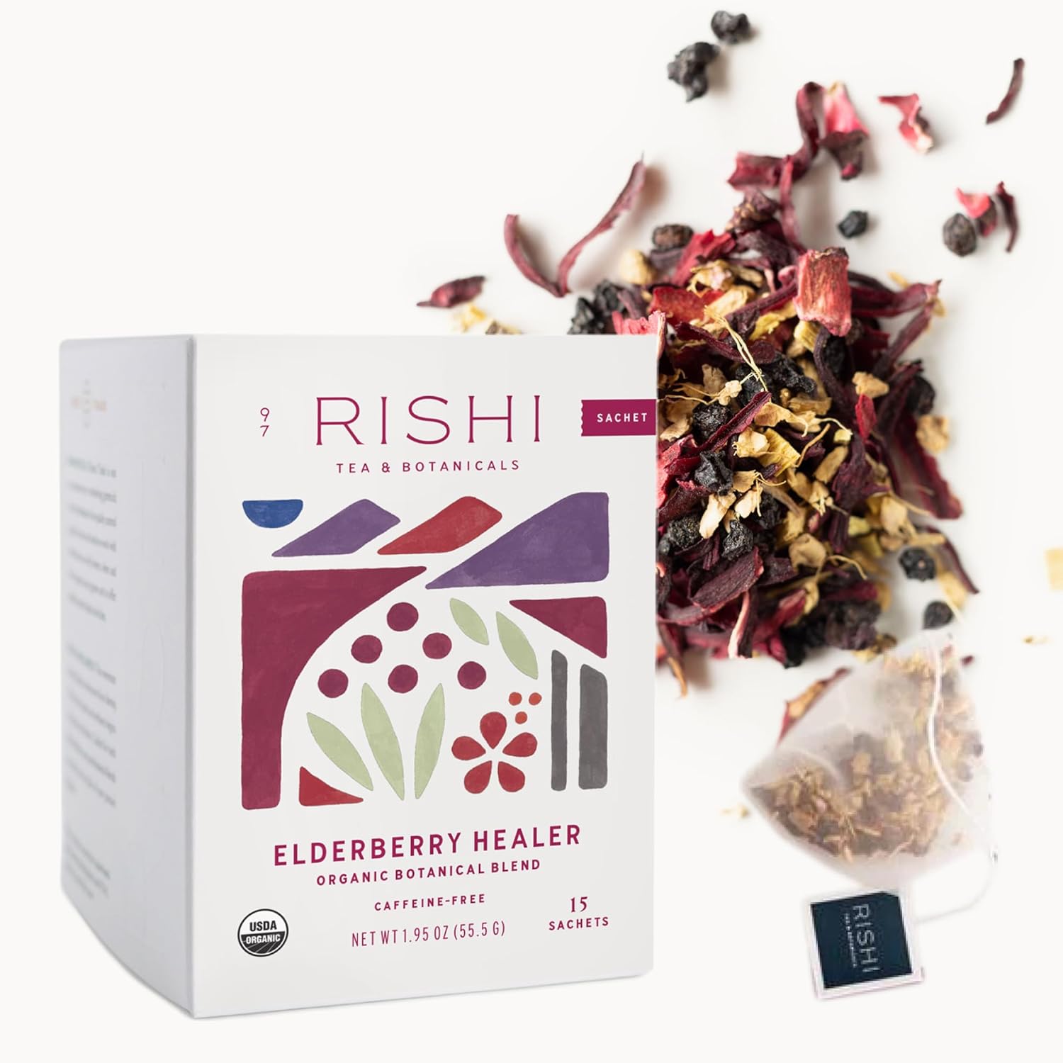 Rishi Tea Elderberry Healer Herbal Tea