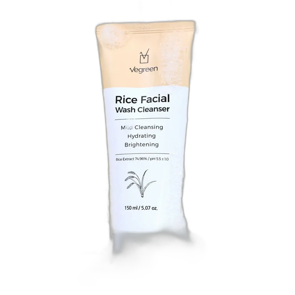 Vergreen Rice Facial Wash Cleanser