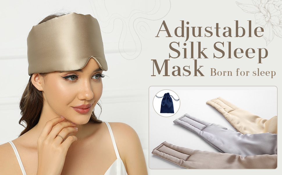 SECZIPE 100% Mulberry Silk Sleep Mask Eye Mask