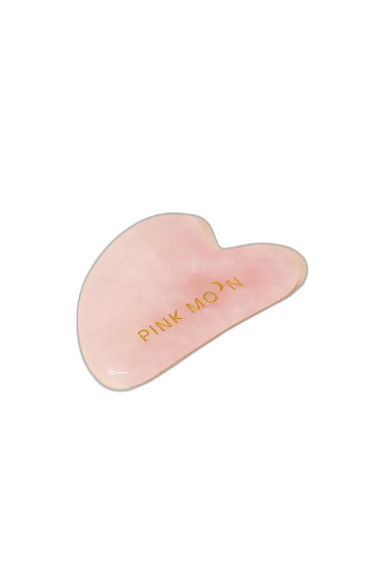 Pink Moon Rose Quartz Gua Sha Tool
