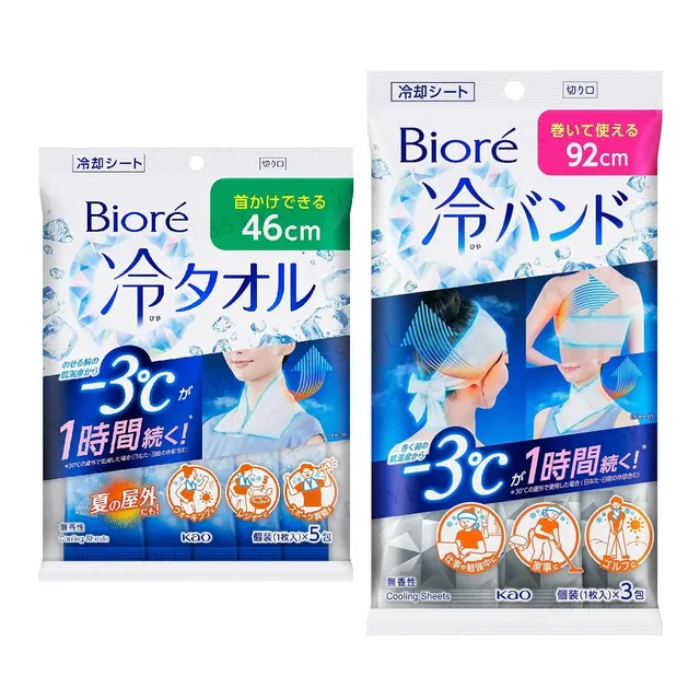 Kao Biore Ice Cold Body Sheet Towel