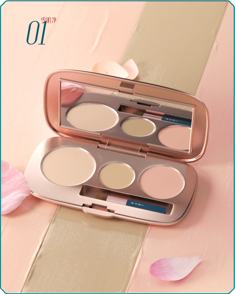 Florasis Smooth Tricolor Concealer
