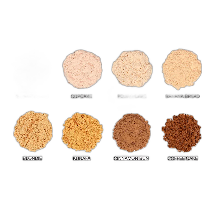 Huda Beauty easy bake powder in cupcake