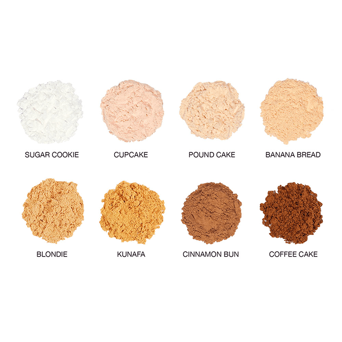 Huda Beauty easy bake powder in cupcake