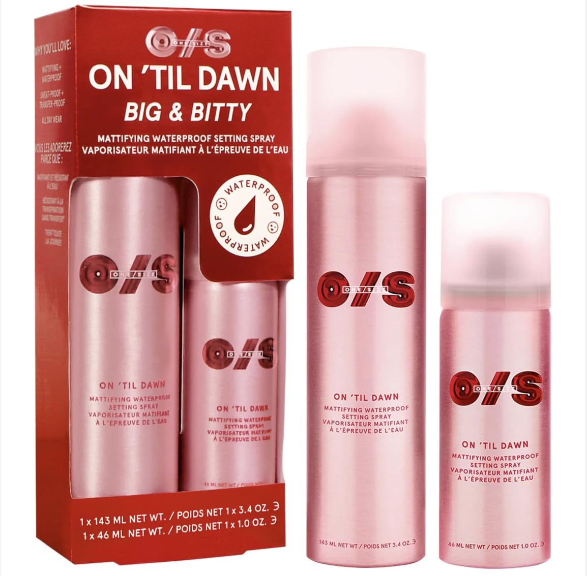 OneSize on till dawn spf 30 setting spray