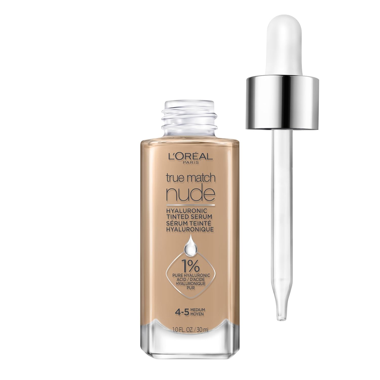 L'OREAL PARIS True Match Nude Hyaluronic Tinted Serum Foundation
