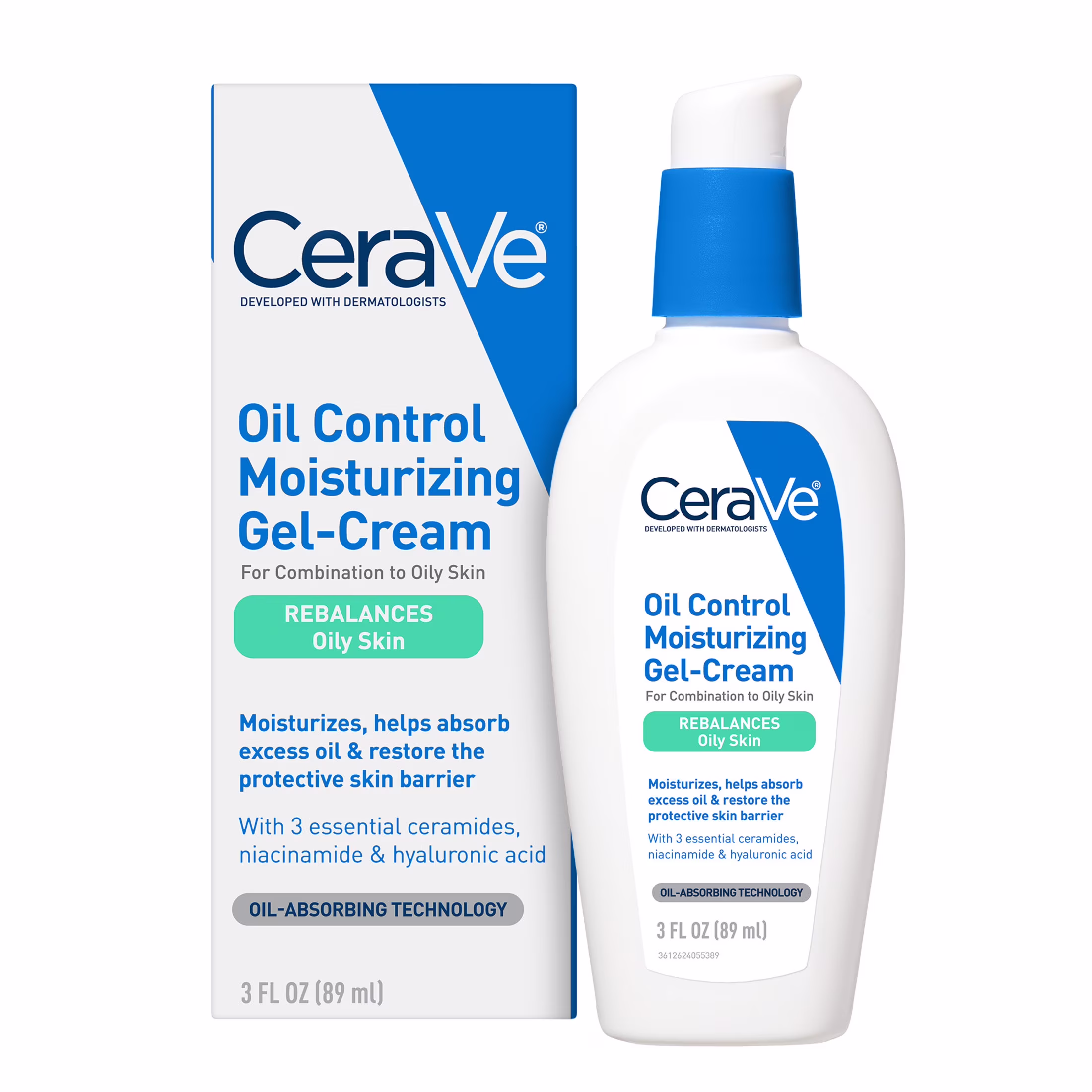CERAVE Oil Control Moisturising Gel-Cream 3.0 Oz