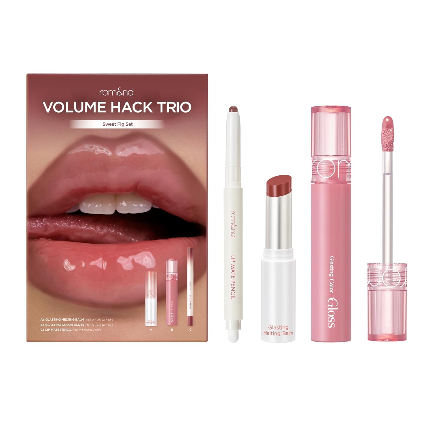 rom&nd Volume Hack Trio Sweet Fig Set