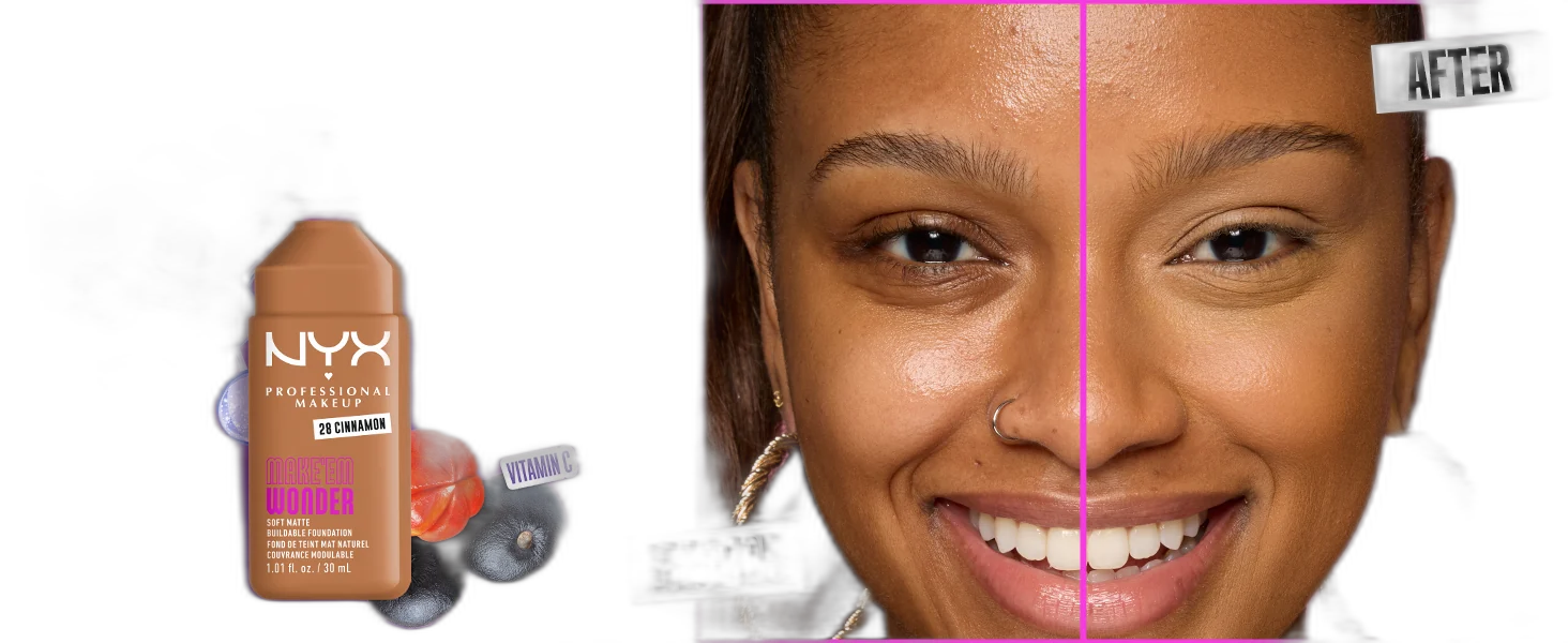NYX Make Em Wonder Foundation- 08 Vanilla