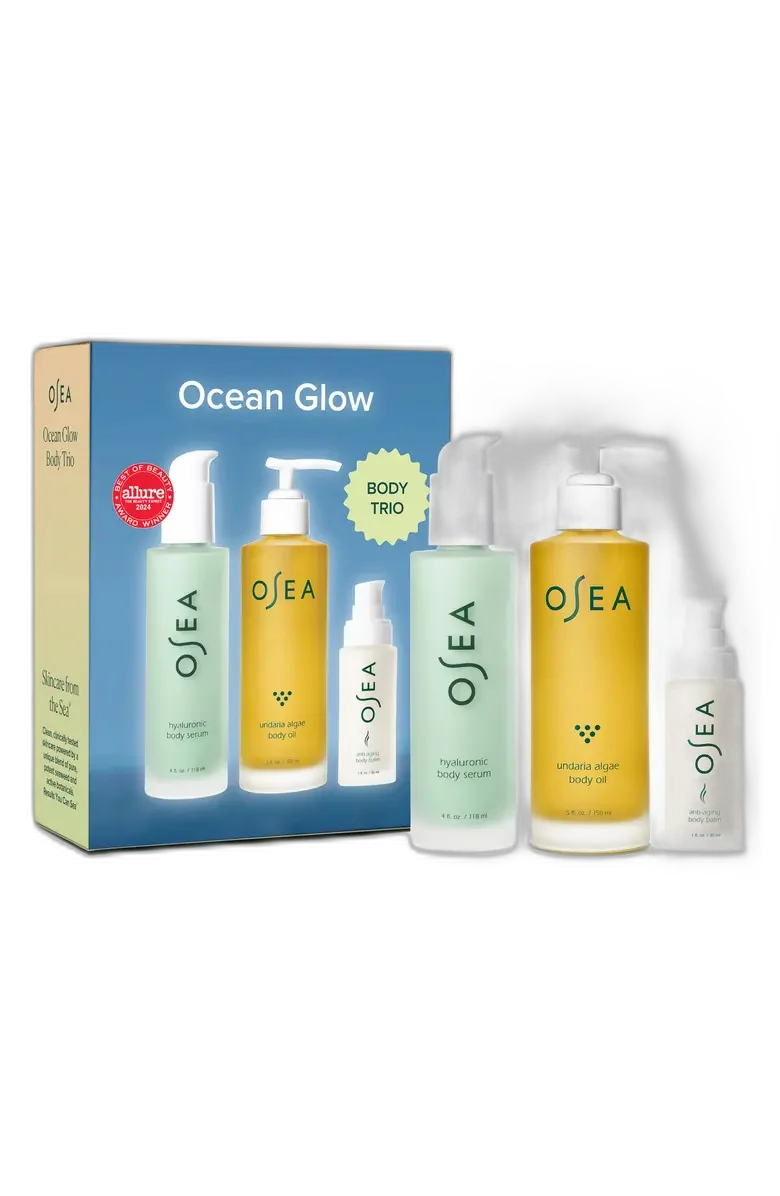 OSEA Exfoliate & Glow Body Trio Set