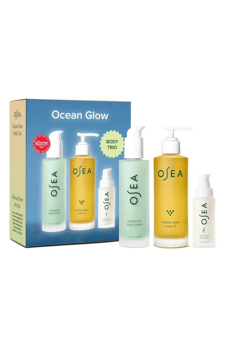 OSEA Exfoliate & Glow Body Trio Set
