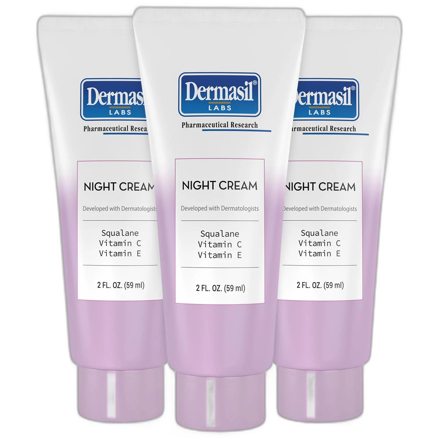 Dermasil Night Cream with Squalane, Vitamin C & Vitamin E