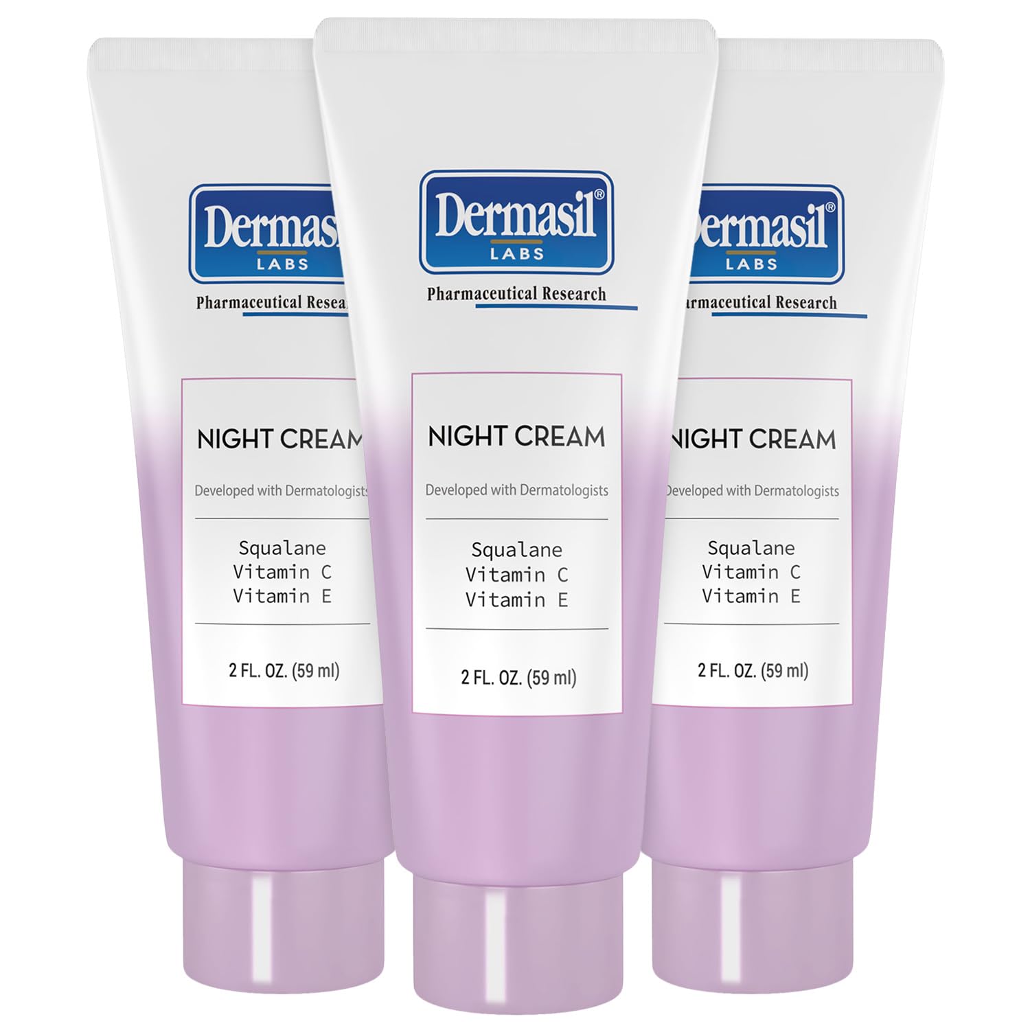 Dermasil Night Cream with Squalane, Vitamin C & Vitamin E