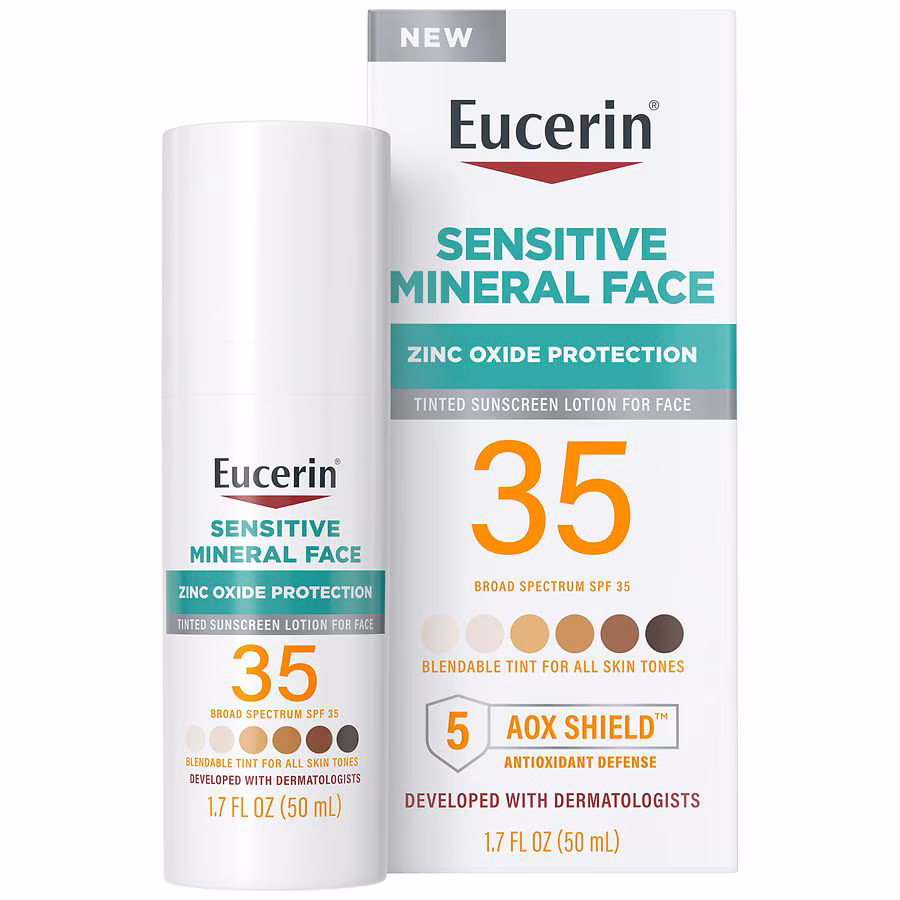 EUCERIN Tinted Sensitive Mineral SPF 35 Face Sunscreen