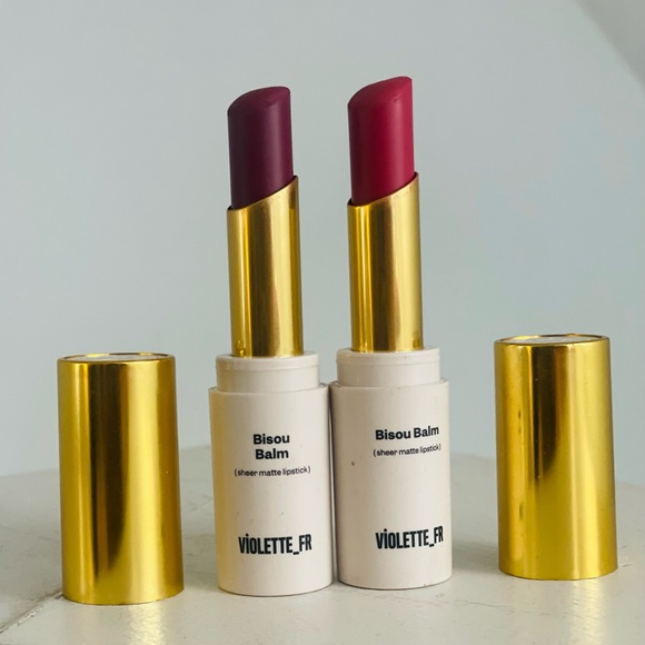 VIOLETTE_FR Plume Eyeshadow Feather Matte Veil + Feather Shimmer Veil in Bois Brulee