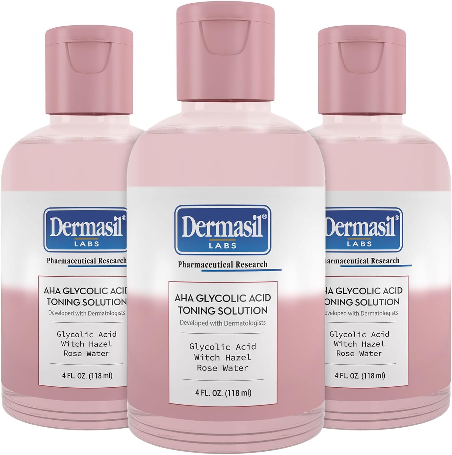 Dermasil AHA Glycolic Acid Toning Solution