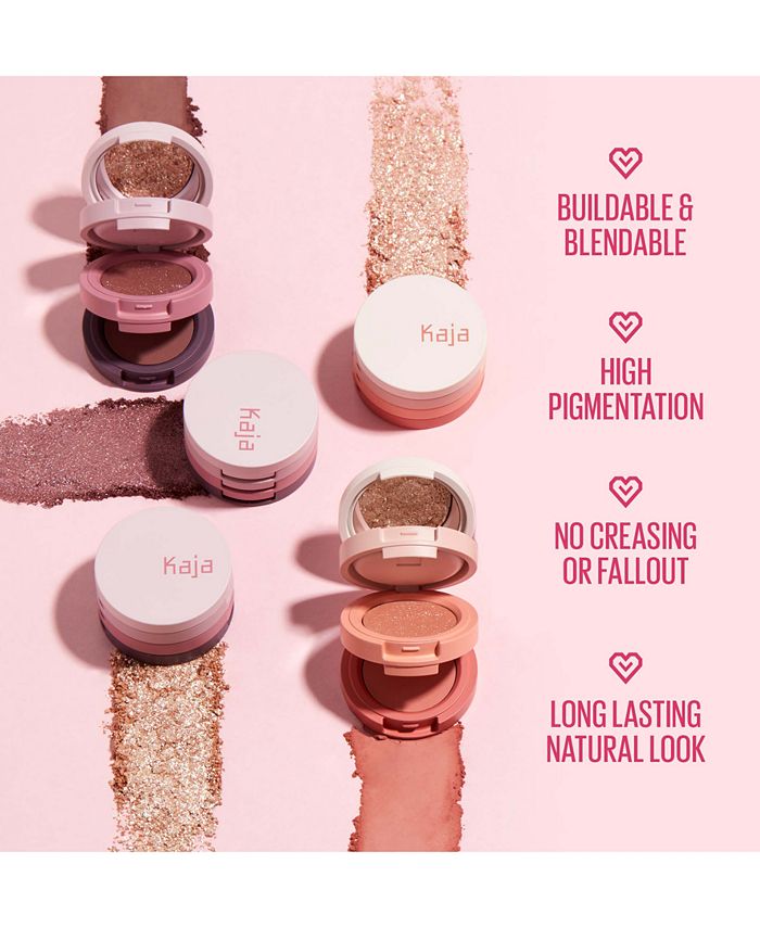 Kaja Eye Bento Bouncy Eyeshadow Trio in Neutral Moment and Chocolate Dahlia