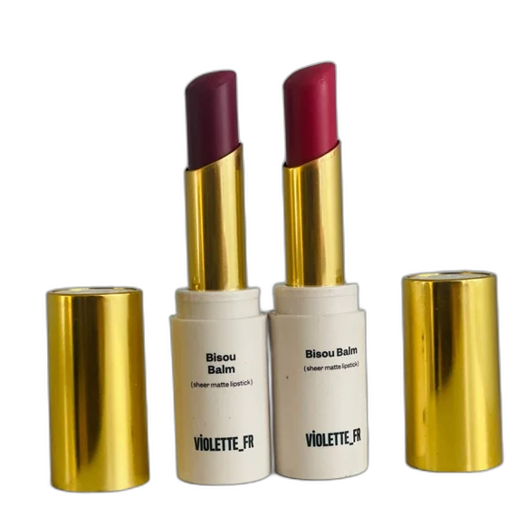 Violette_FR Plume Eyeshadow in Charbon Fume, Lait Au Cafe, Pluie Violette