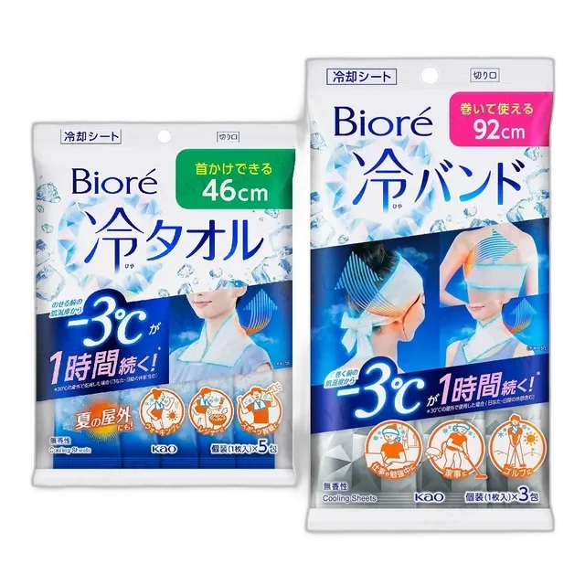 Kao Biore -3°C Ice Cold Body Sheet Towel