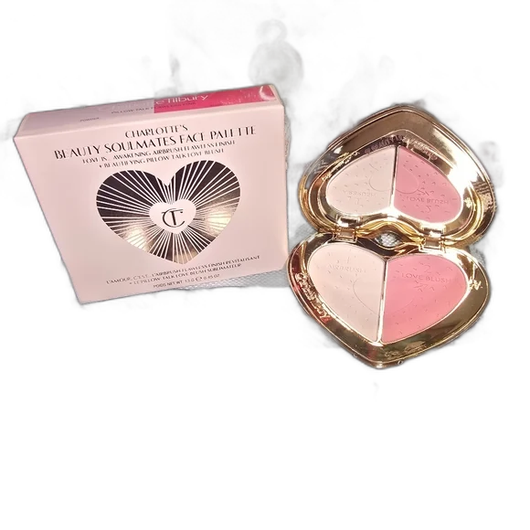 Charlotte Tilbury Pillow Talk Beauty Soulmates Face Palette Flawless Pink
