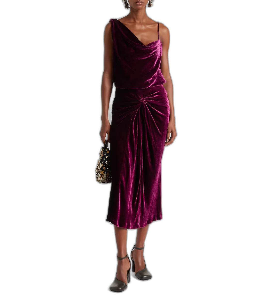 Dries Van Noten Velvet Violet