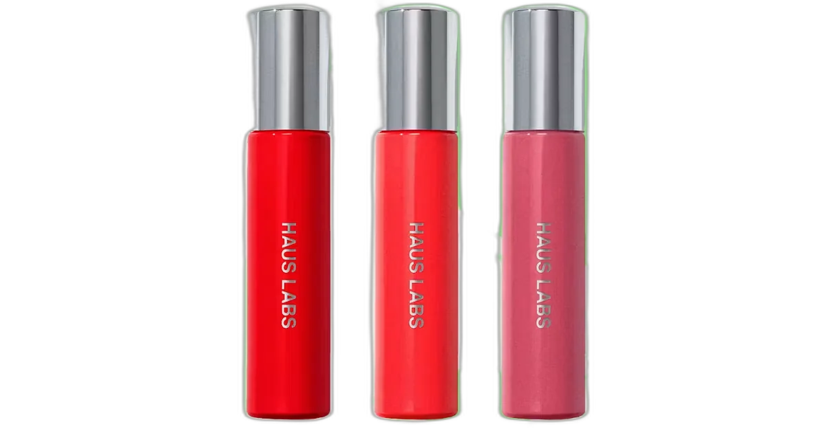 Haus Labs Atomic Shake Lip Lacquer in Sheer Petal