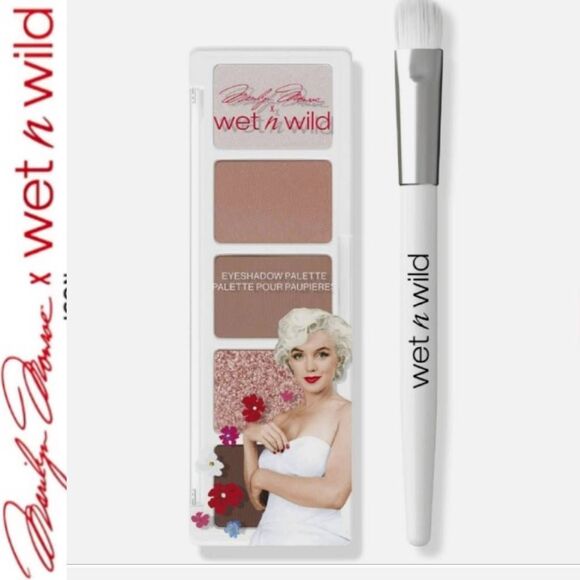Wet N Wild Marilyn Monroe X Wet N Wild Icon Eyeshadow & Brush Set
