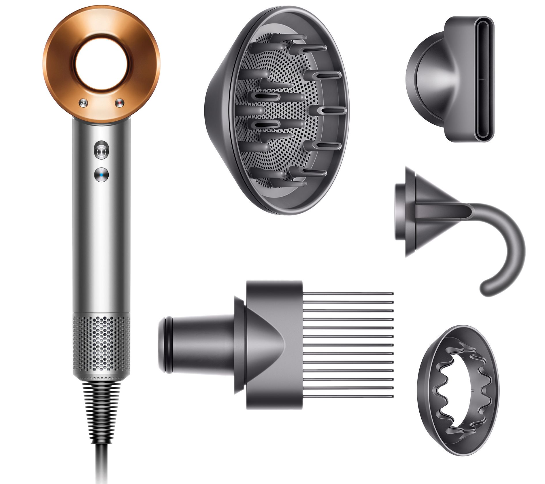 Dyson Hair Pro Blowdryer with diffuser attachment