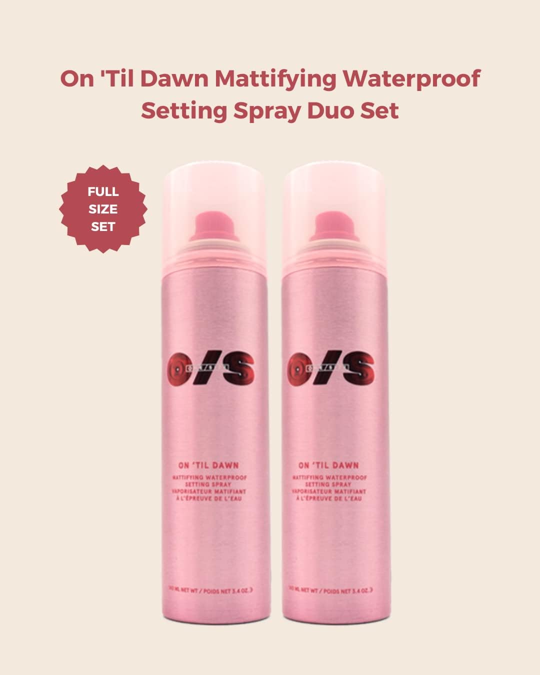 ONE/SIZE On ’Til Dawn Bronze Veil Waterproof Setting Spray (Caramel Glow)