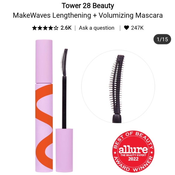 Tower 28 Makewaves Mascara - Drift