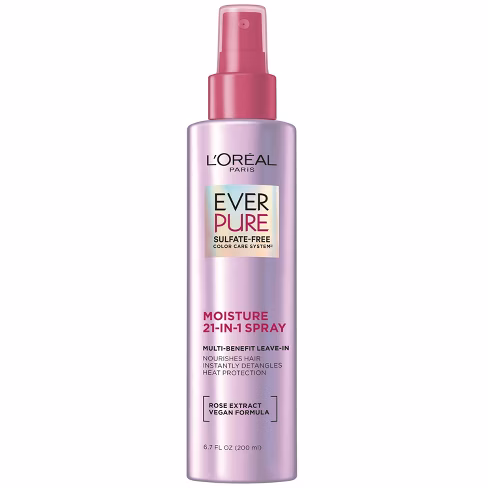 L’Oreal EverPure Moisture 21-in-1 Leave-In Conditioner Spray