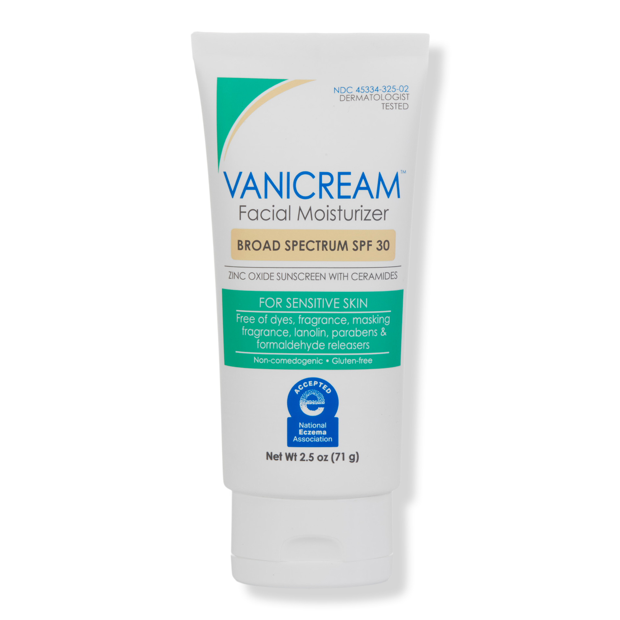 VANICREAM Facial Moisturizer Broad Spectrum Mineral SPF 30