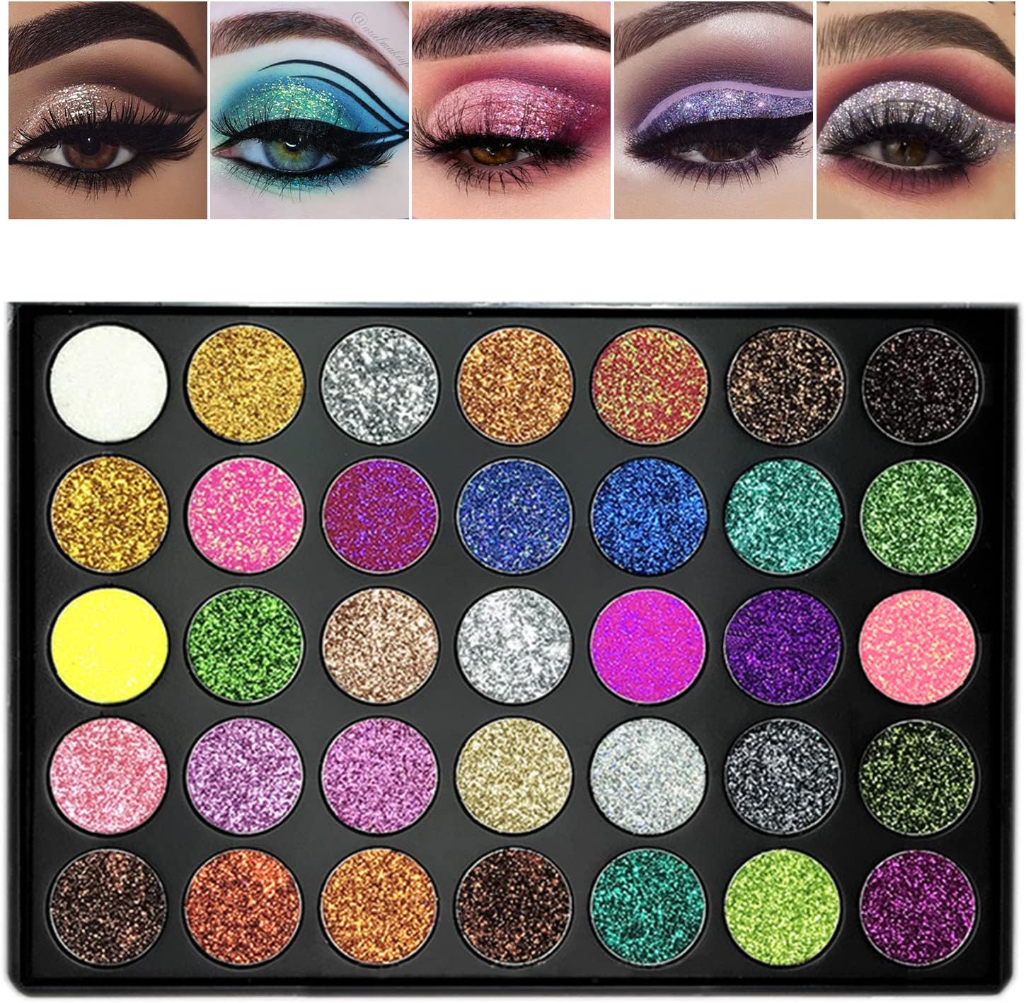 Unknown All of the Glitter Eyeshadow Palette