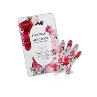 PETITFEE Rose Petal Satin Hand Mask