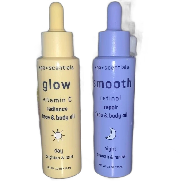 Spa Scentials Retinol & Vitamin C Facial Oils