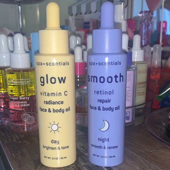 Spa Scentials Retinol & Vitamin C Facial Oils