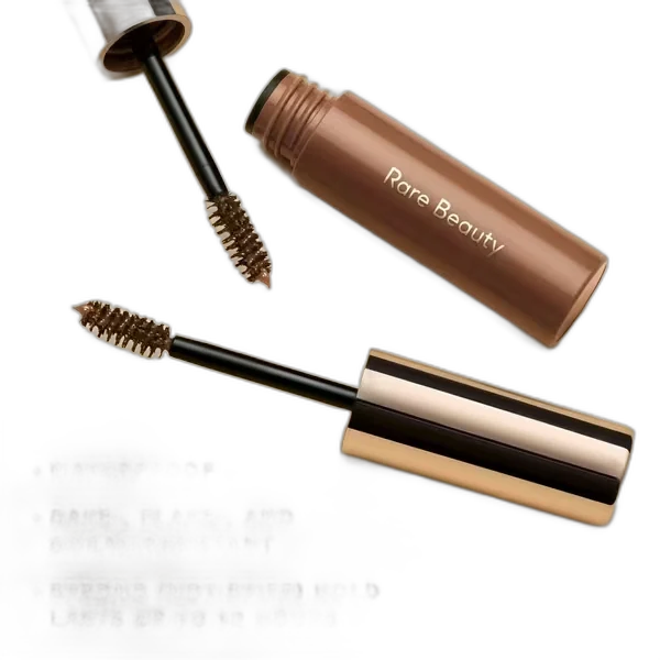 Rare beauty tinted brow gel in soft black