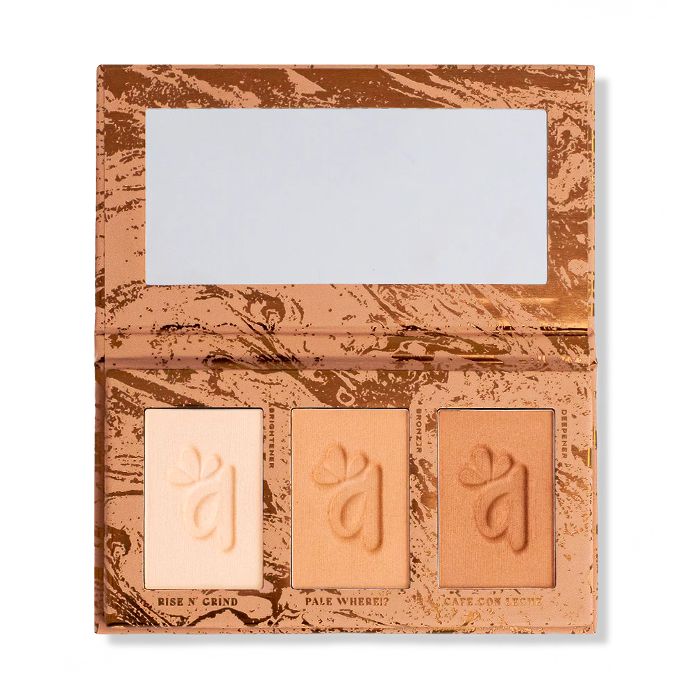 Alamar Cosmetics Brighten & Bronze Complexion Trio in Fair/Light