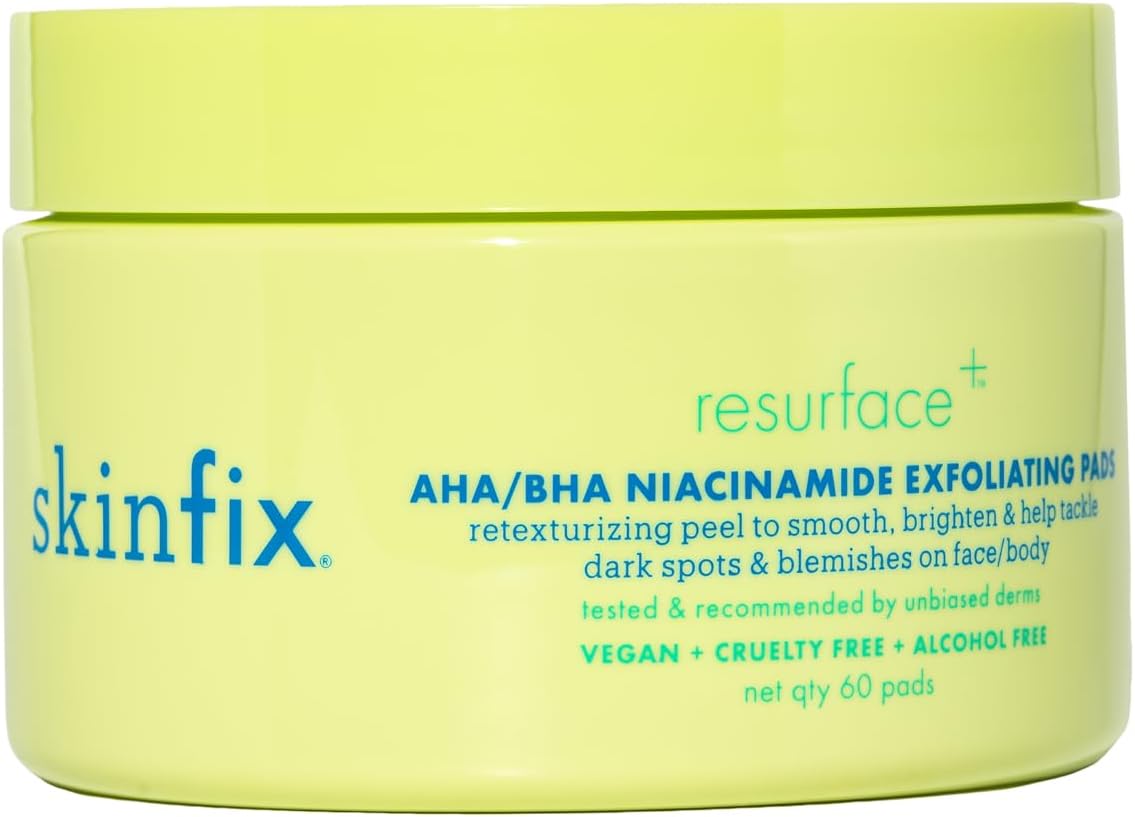 SkinFix Resurface+ AHA/BHA Exfoliating Pads