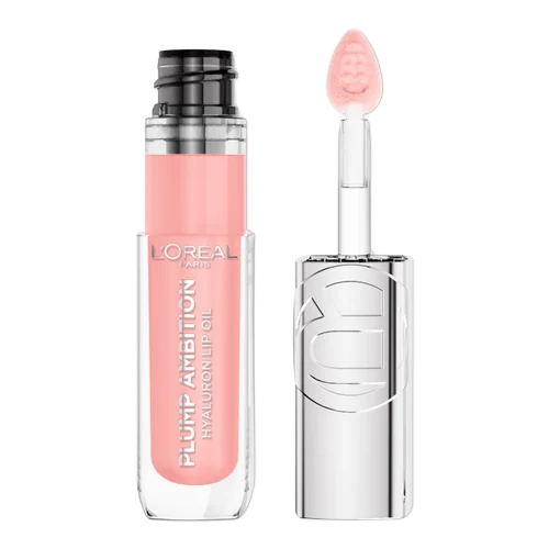 L'Oréal Plump Ambition Hyaluron Lip Oil 24HR Care with Hyaluronic Acid - Milky Nu 201